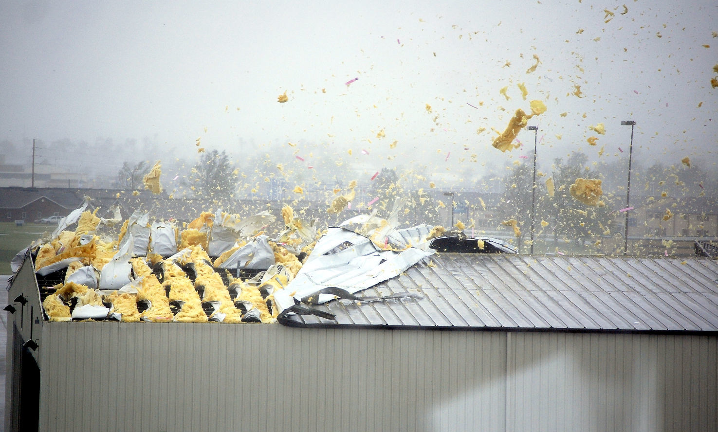 Williamson County Airport derecho damage